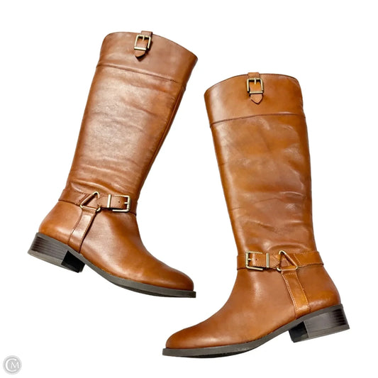 Boots Knee Flats By Inc In Brown, Size: 7.5