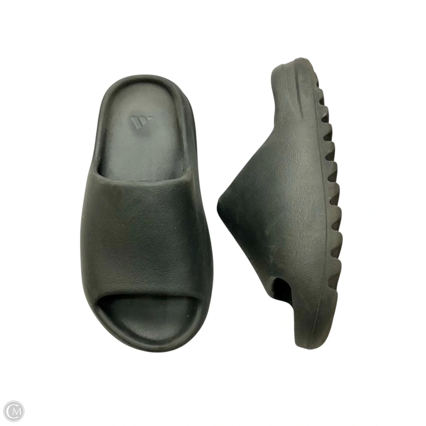 Sandals Luxury Designer By Yeezy In Black, Size: 5