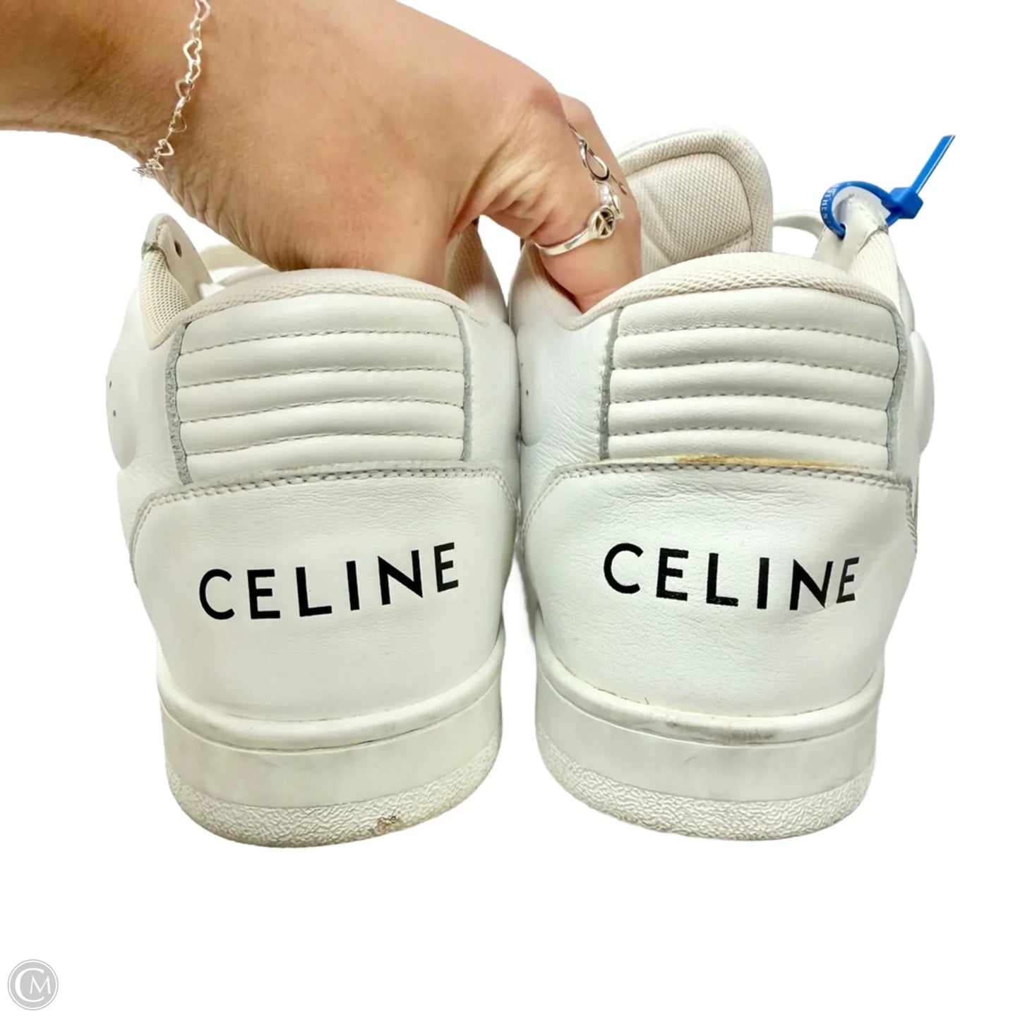 Shoes Luxury Designer By Celine In White, Size: 9.5
