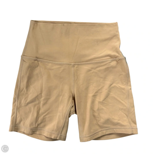 Athletic Shorts By Lululemon In Yellow, Size: S