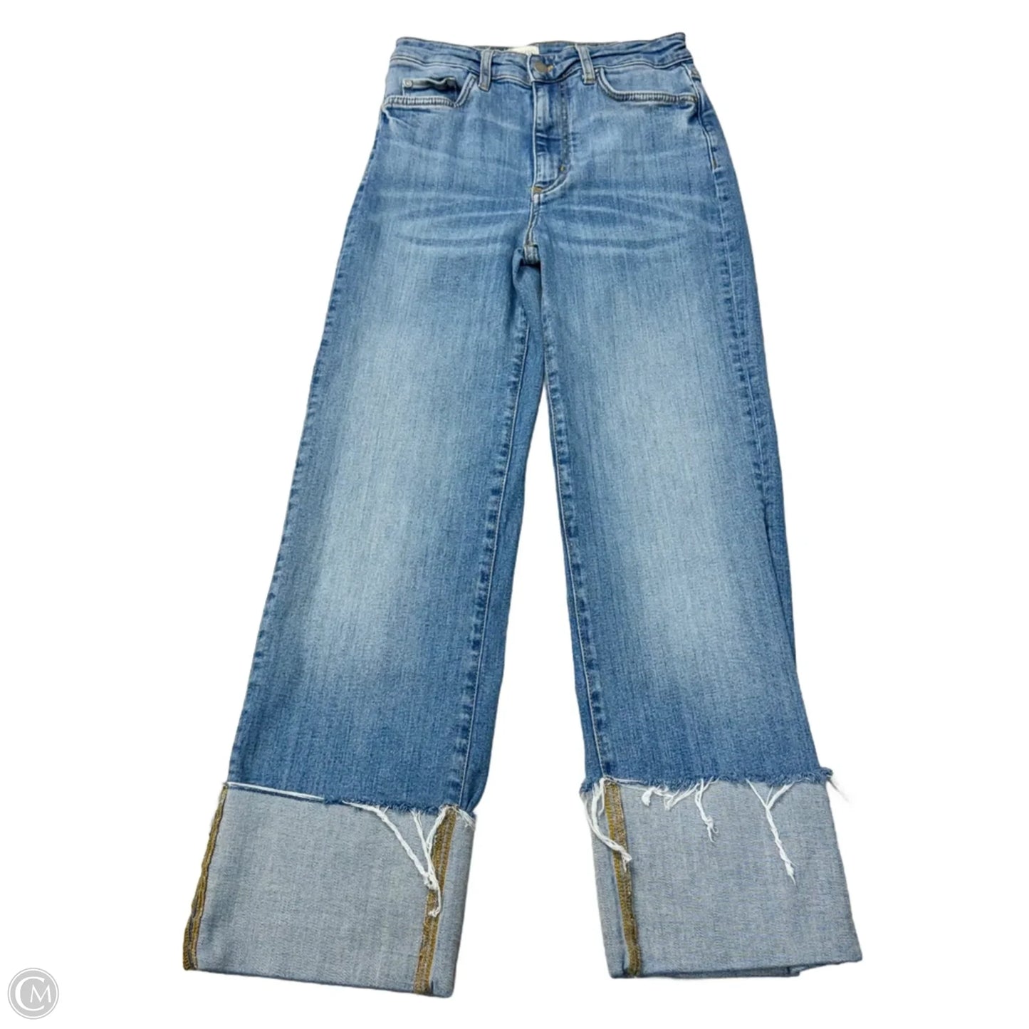 Jeans Straight By Pilcro In Blue Denim, Size: 2