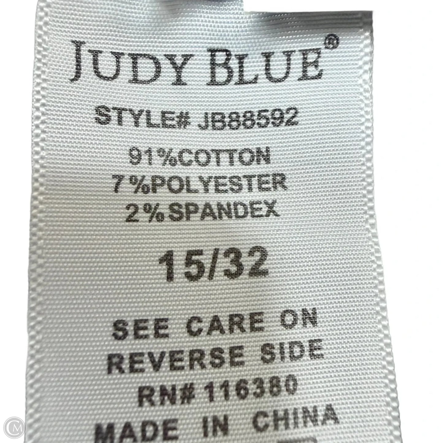 Jeans Wide Leg By Judy Blue In Blue Denim, Size: 14
