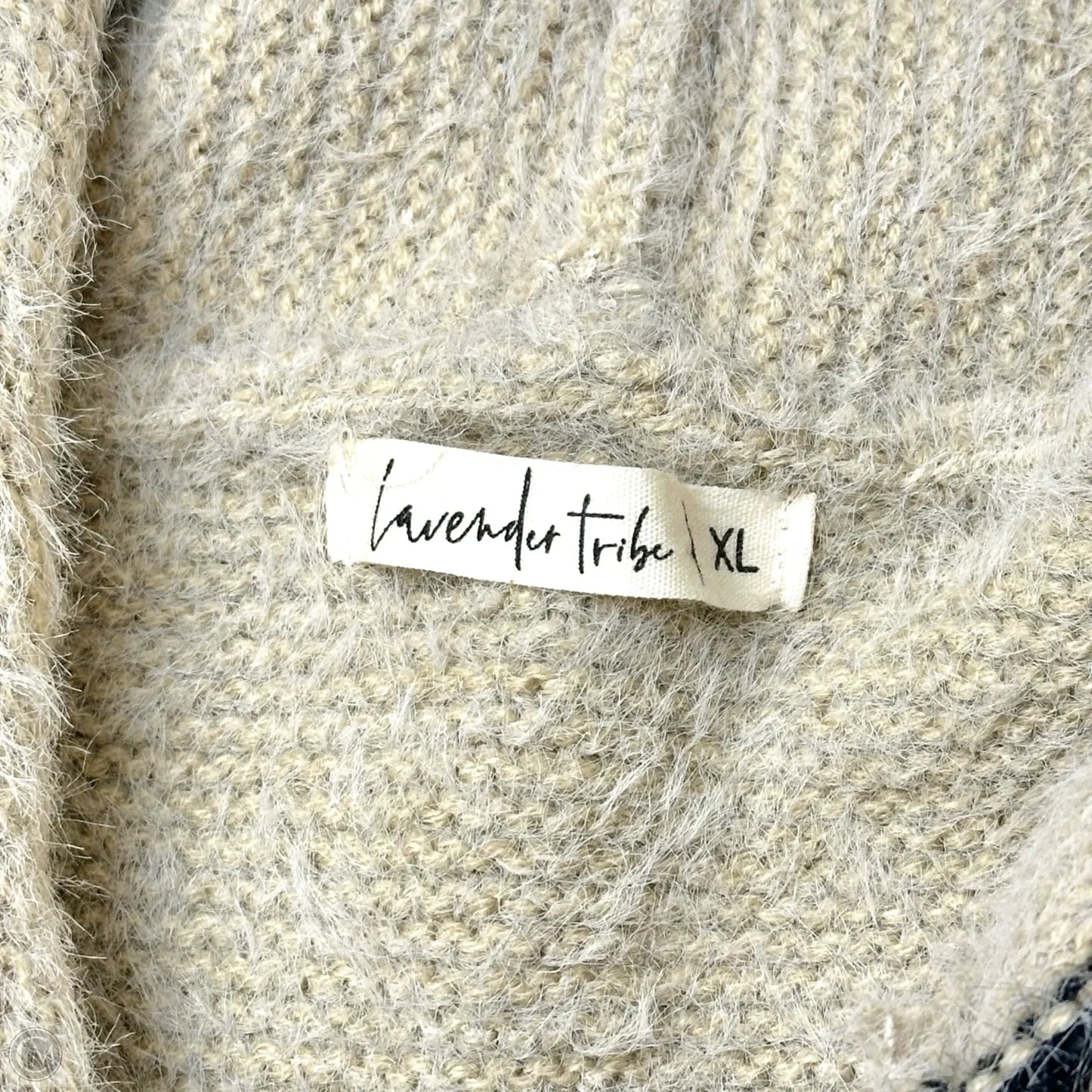 Sweater Cardigan By Lavender Tribe In Tan, Size: Xl