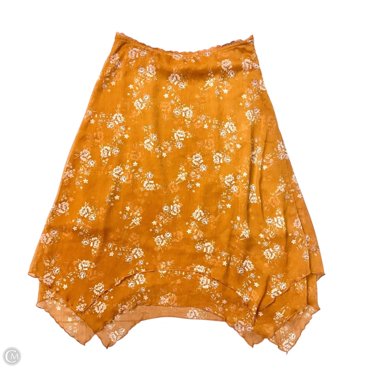 Skirt Midi By Free People In Floral Print, Size: M