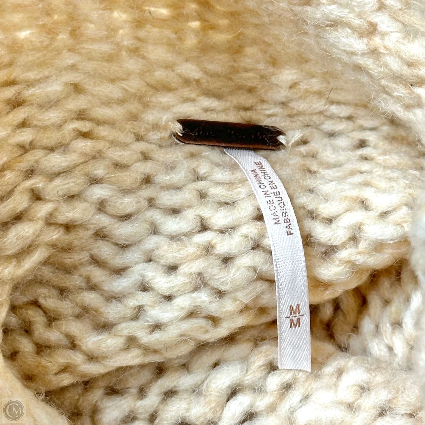 Sweater Short Sleeve By Free People In Tan, Size: M