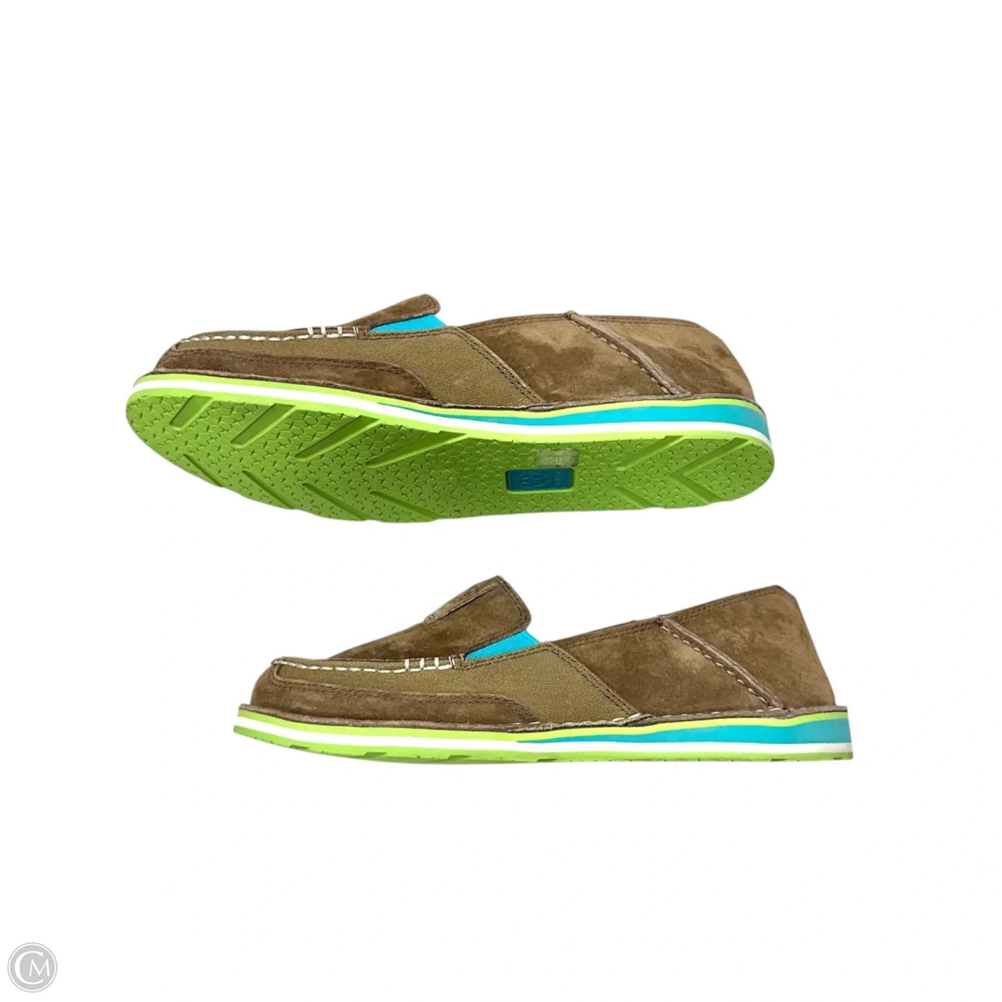 Shoes Flats By Ariat In Brown, Size: 8