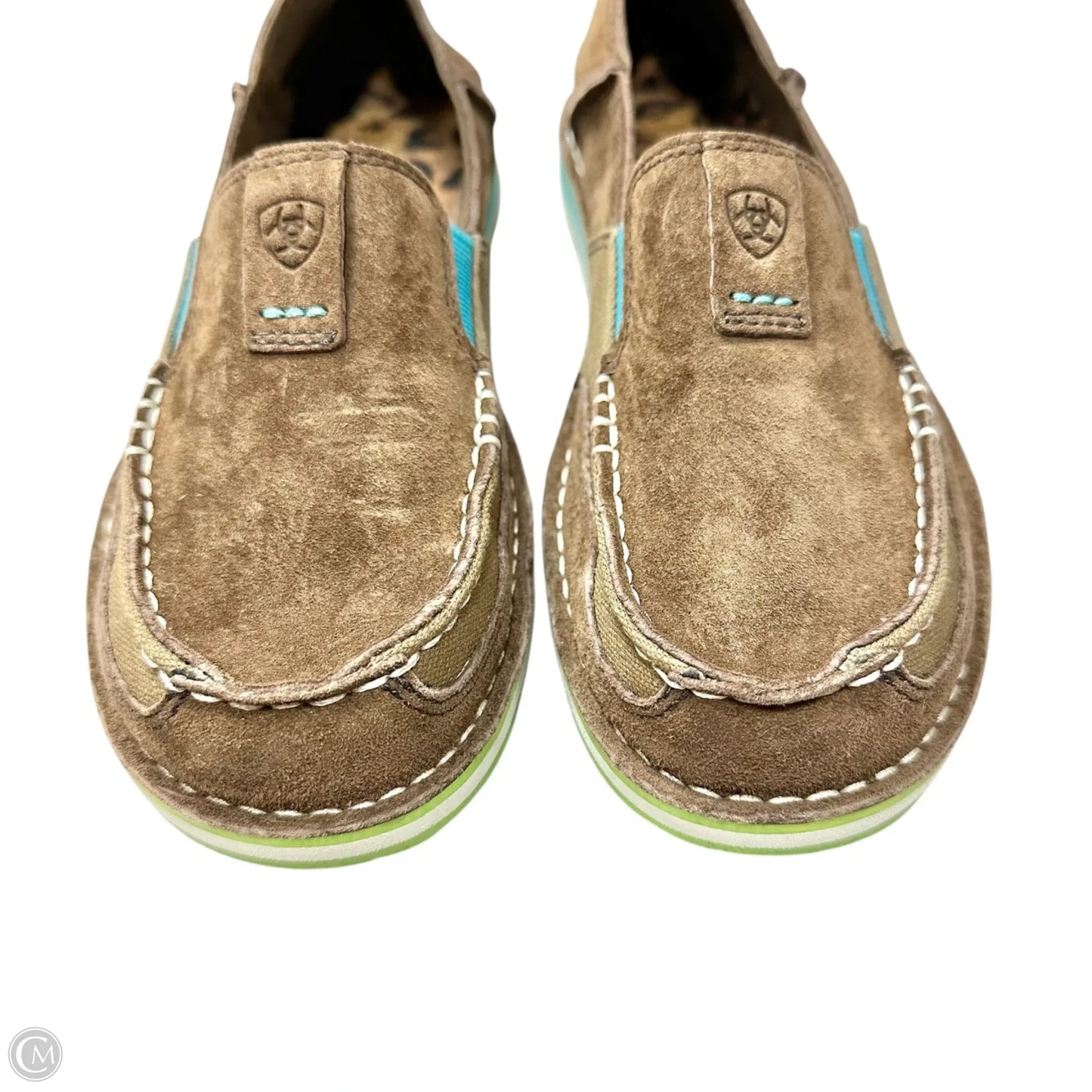 Shoes Flats By Ariat In Brown, Size: 8