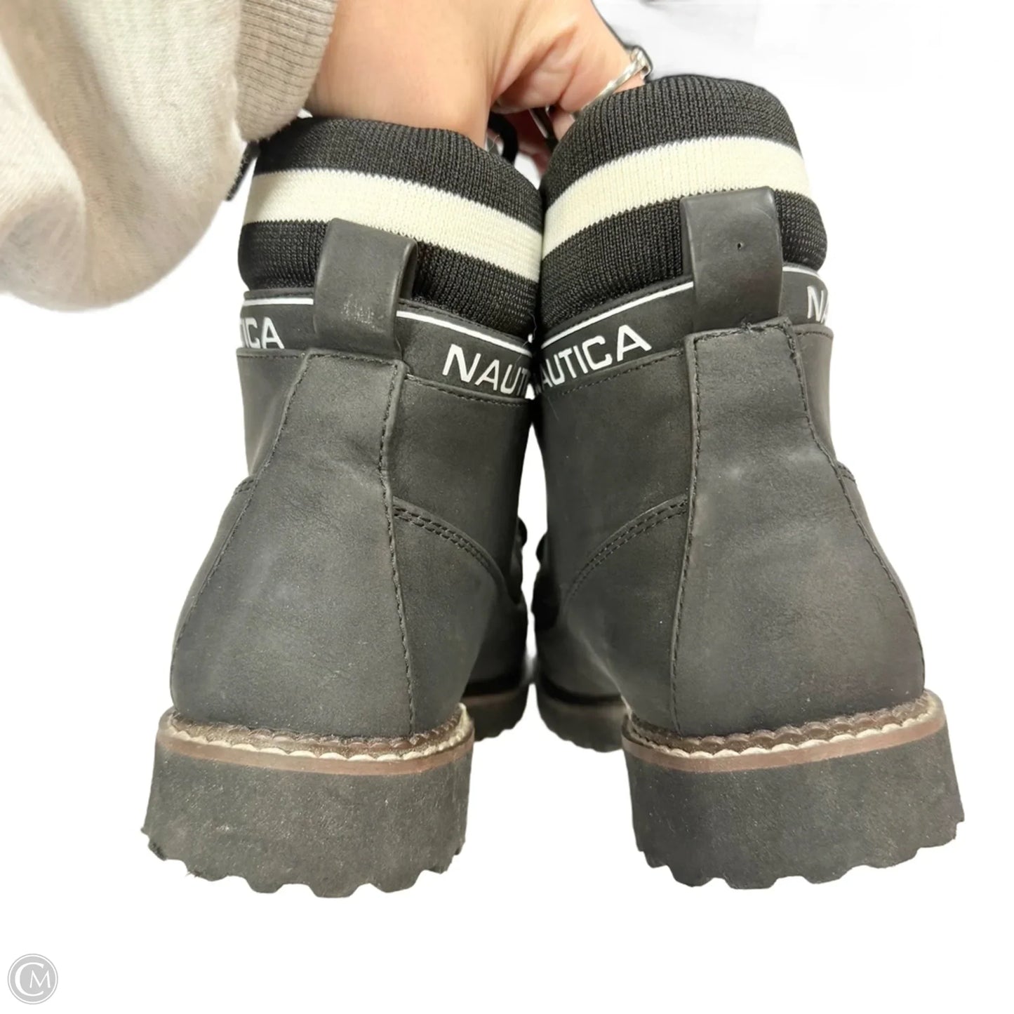 Boots Combat By Nautica In Black, Size: 8.5