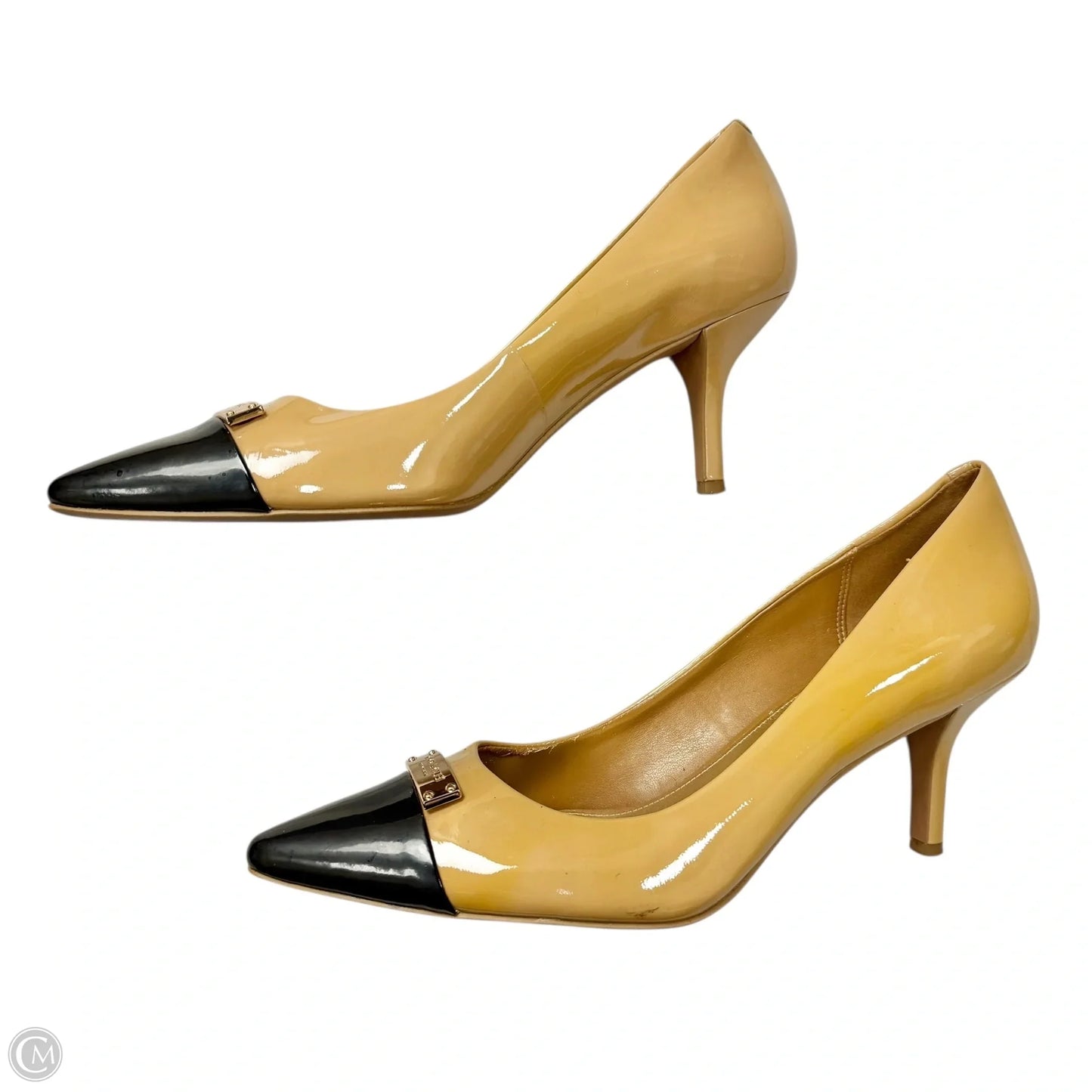 Shoes Designer By Coach In Black & Brown, Size: 9.5