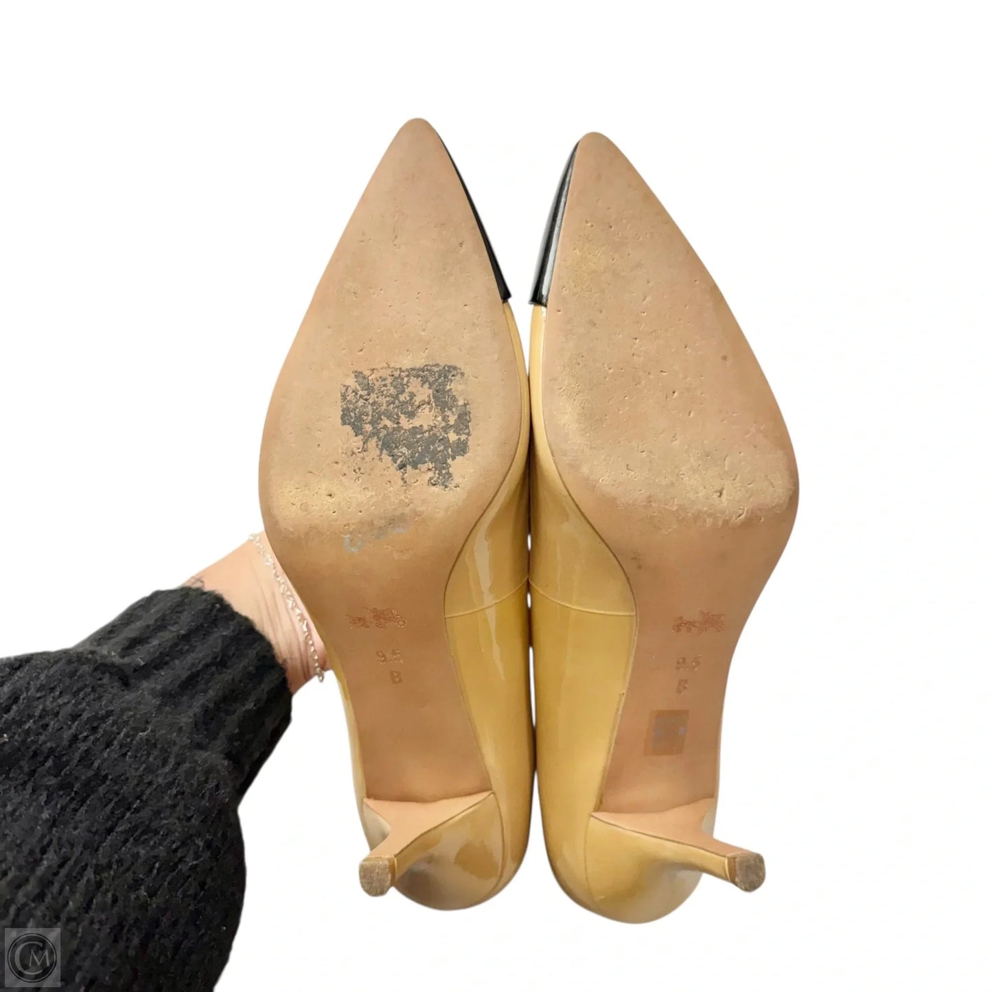 Shoes Designer By Coach In Black & Brown, Size: 9.5