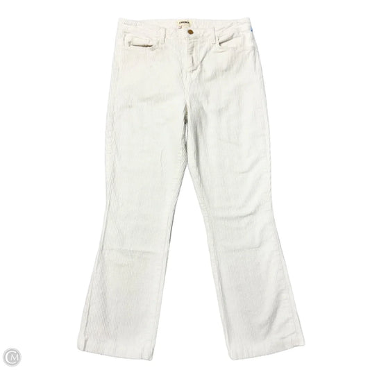 Pants Corduroy By L Agence In White, Size: 10
