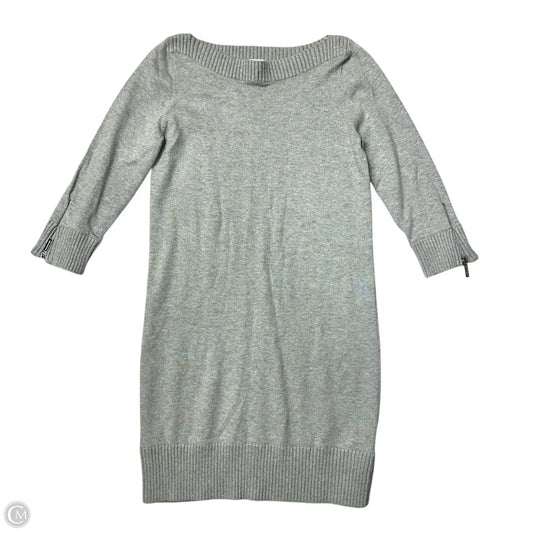 Dress Sweater By Michael By Michael Kors In Grey, Size: L