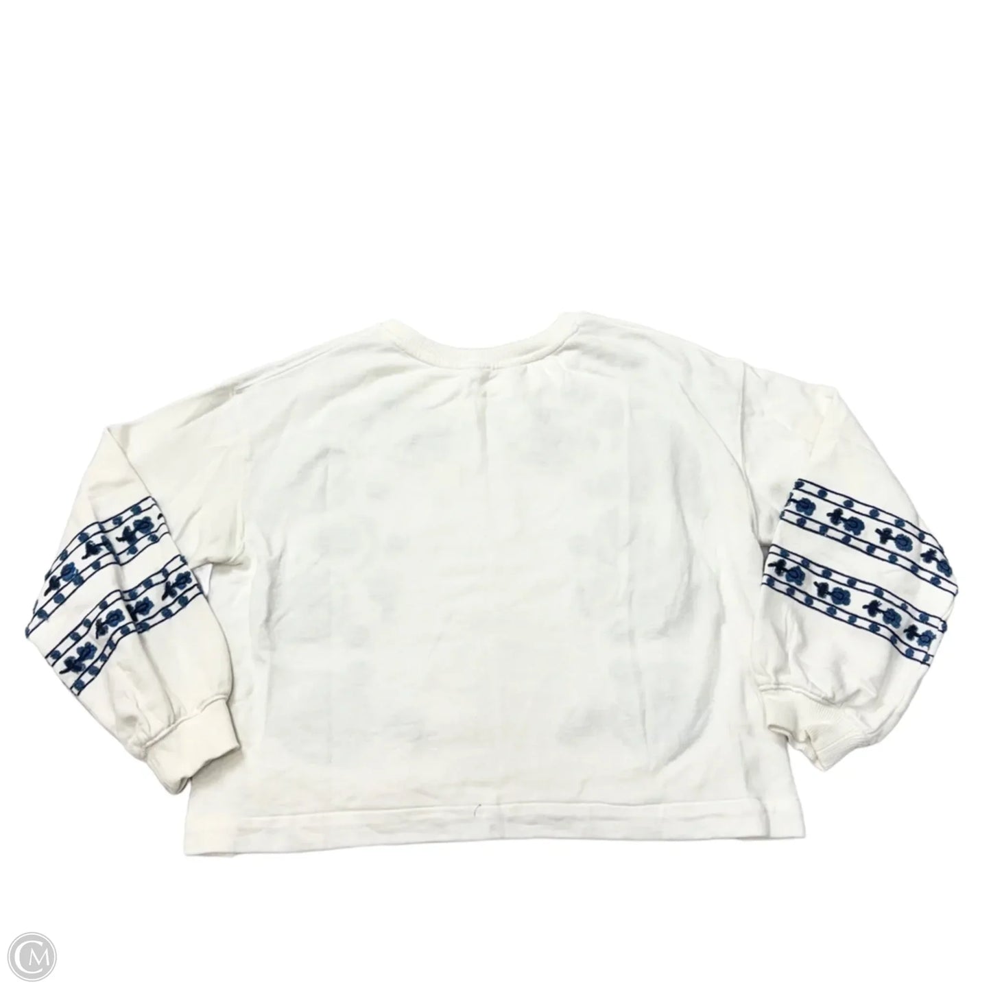 Top Long Sleeve By Anthropologie In Floral Print, Size: S