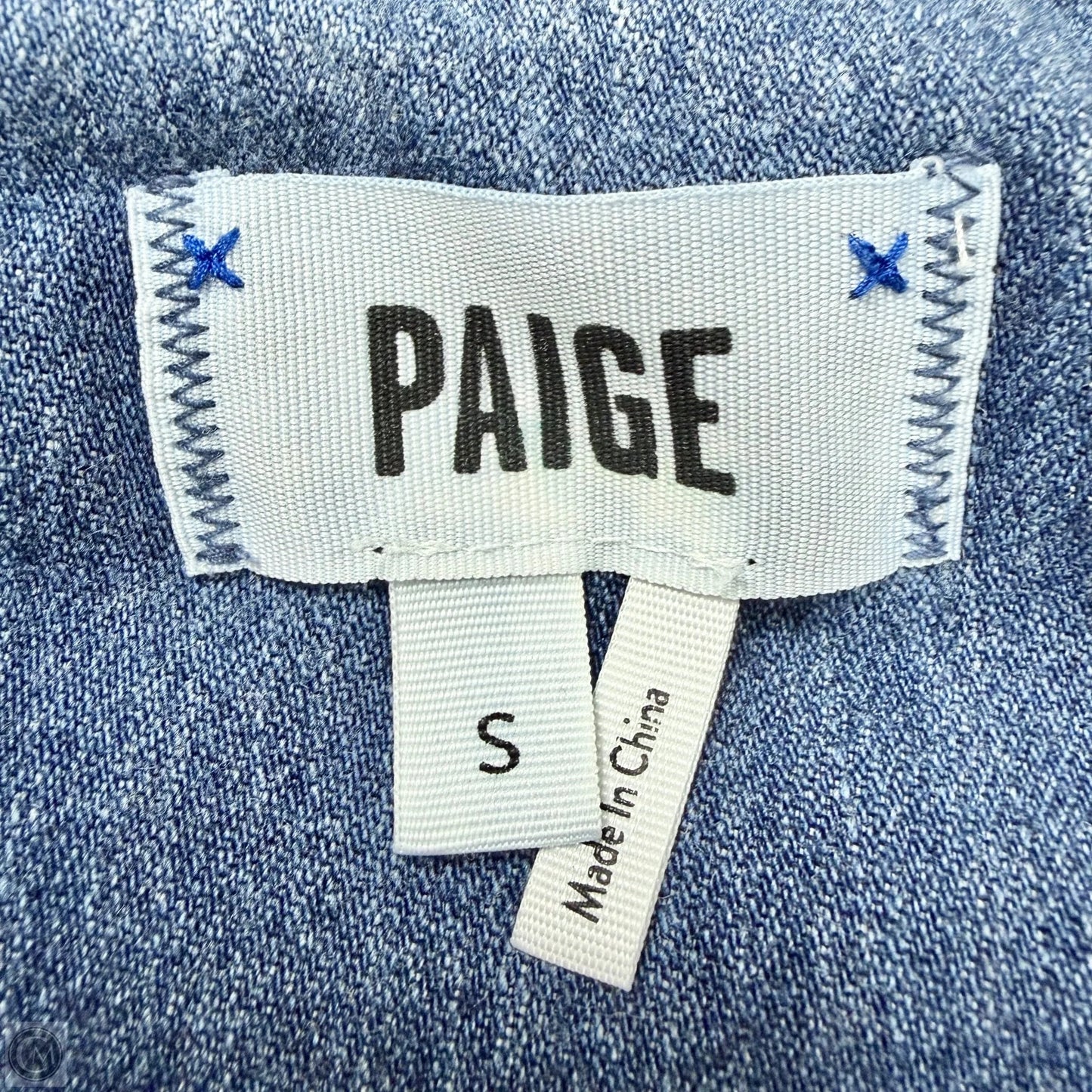 Jacket Denim By Paige In Blue Denim, Size: S