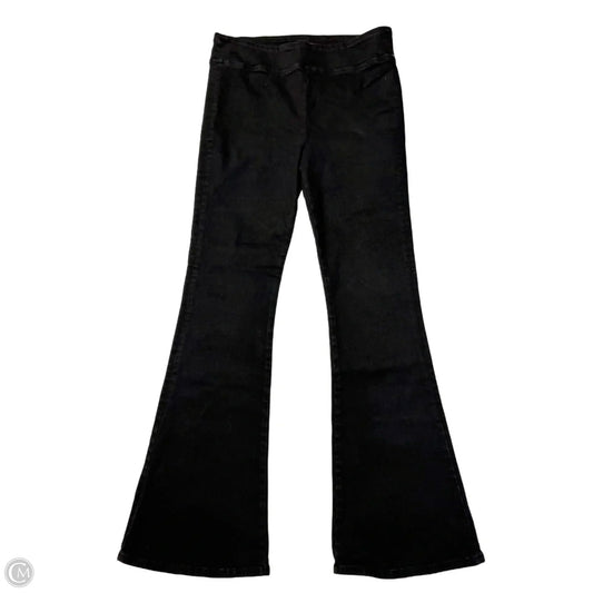 Jeans Flared By Frame In Black Denim, Size: 2