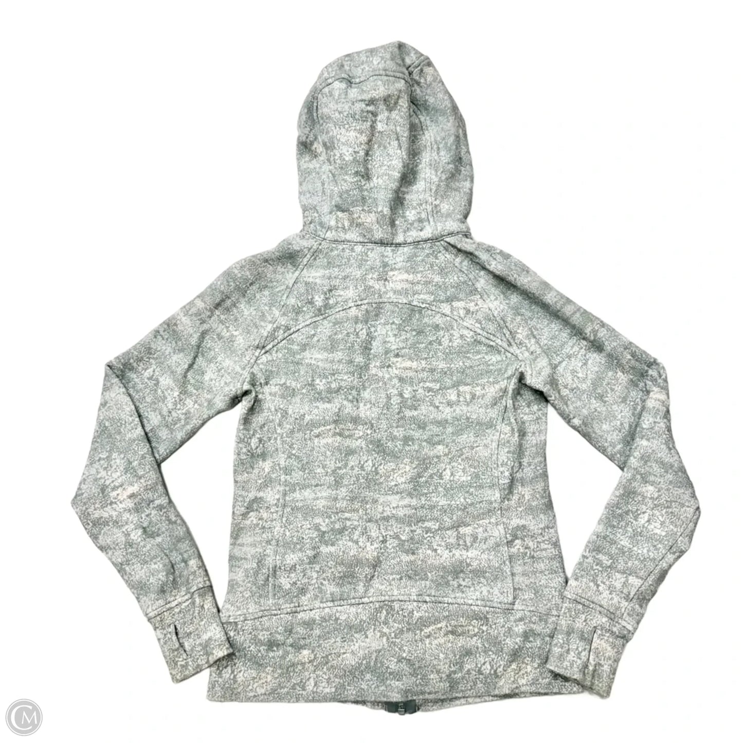 Athletic Jacket By Lululemon In Grey, Size: S