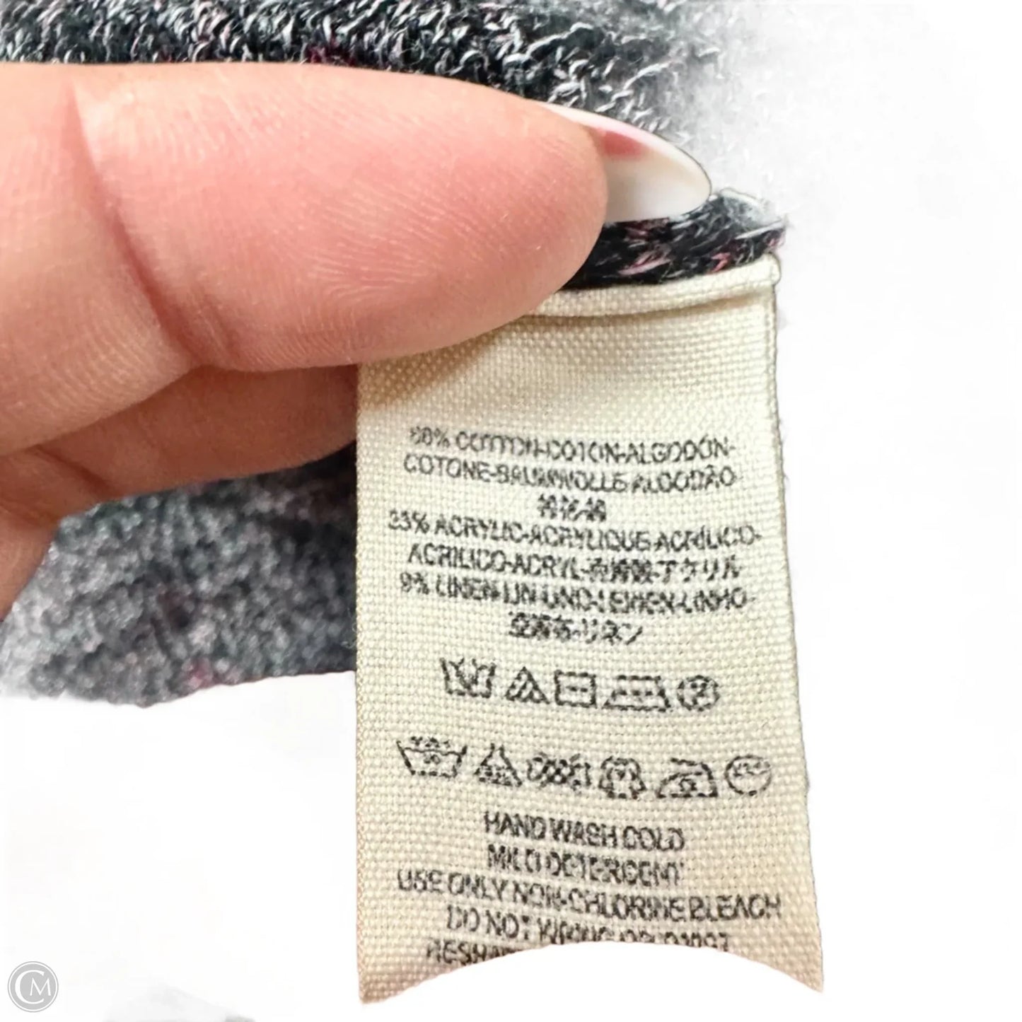 Cardigan By Free People In Black & Red, Size: M