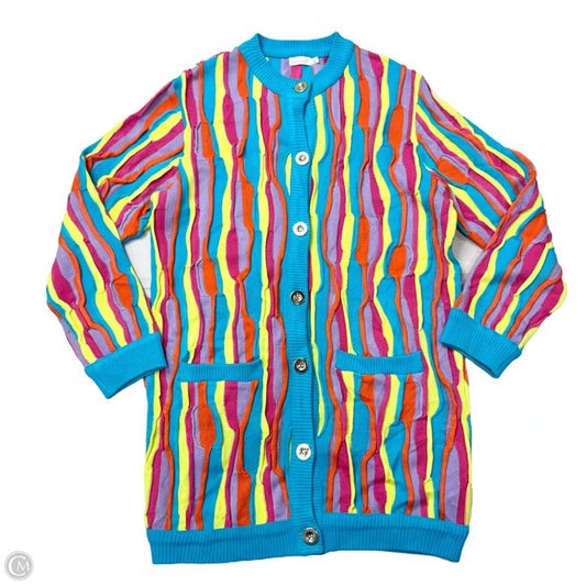 Sweater Cardigan By Shoedazzle In Multi-colored, Size: L