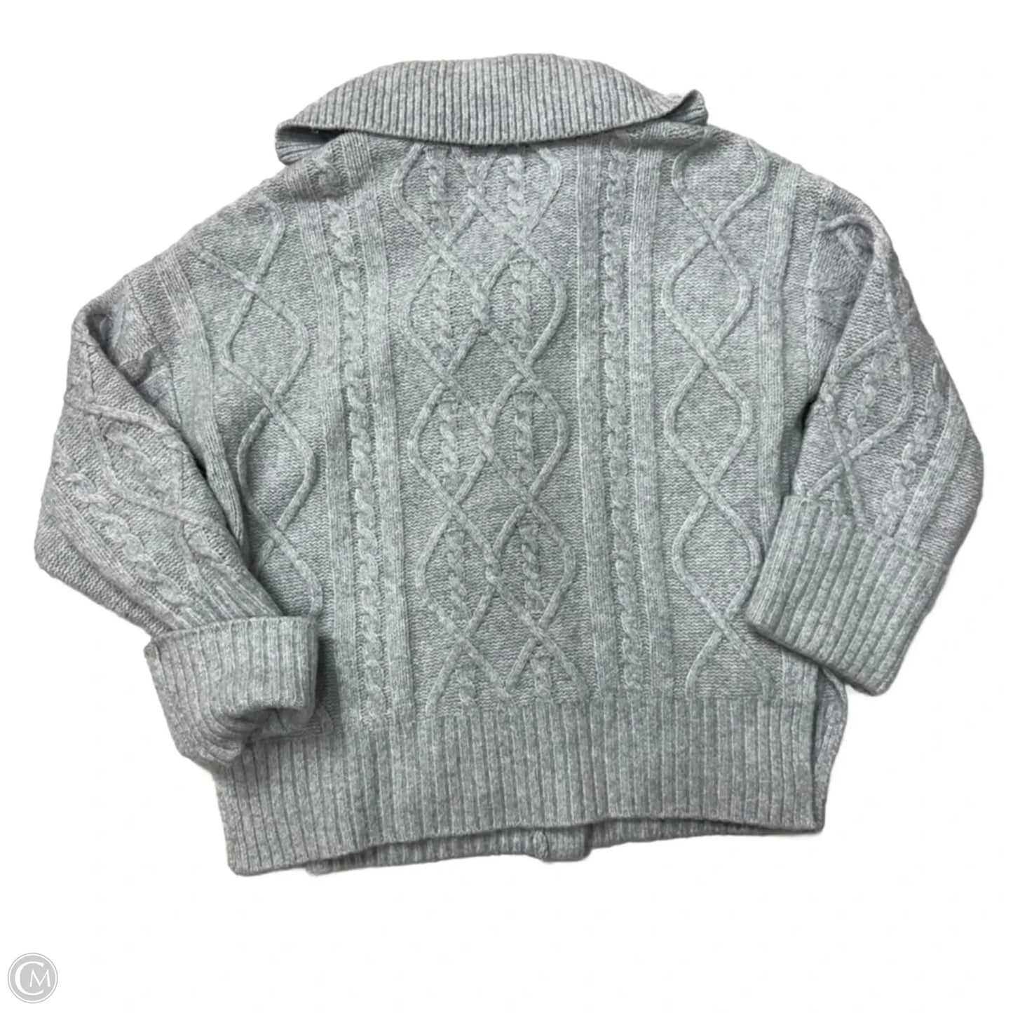 Sweater Cardigan By Abercrombie And Fitch In Grey, Size: S