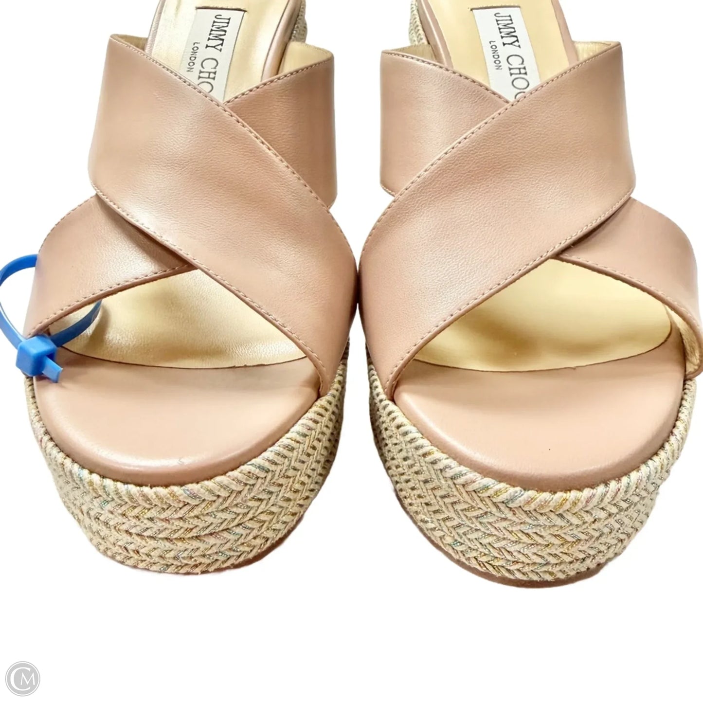 Shoes Luxury Designer By Jimmy Choo In Mauve, Size: 8