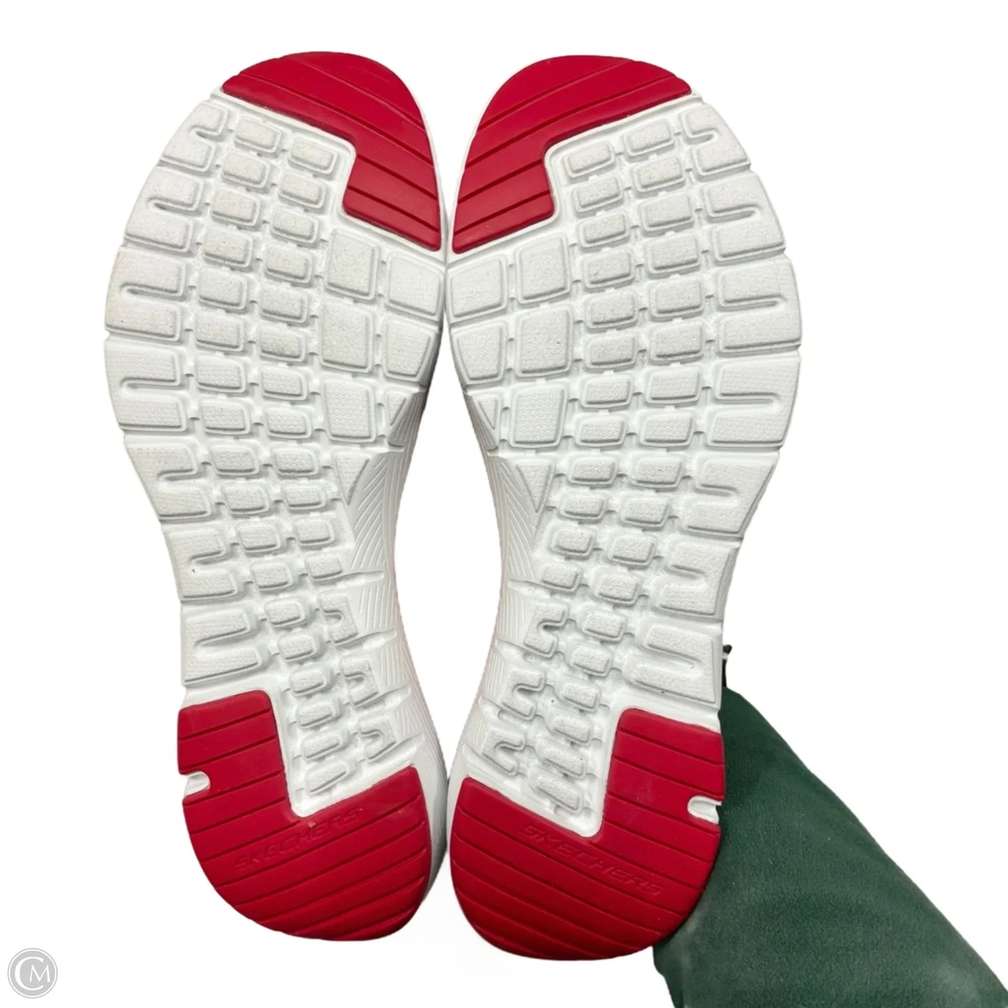 Shoes Athletic By Skechers In Red, Size: 10