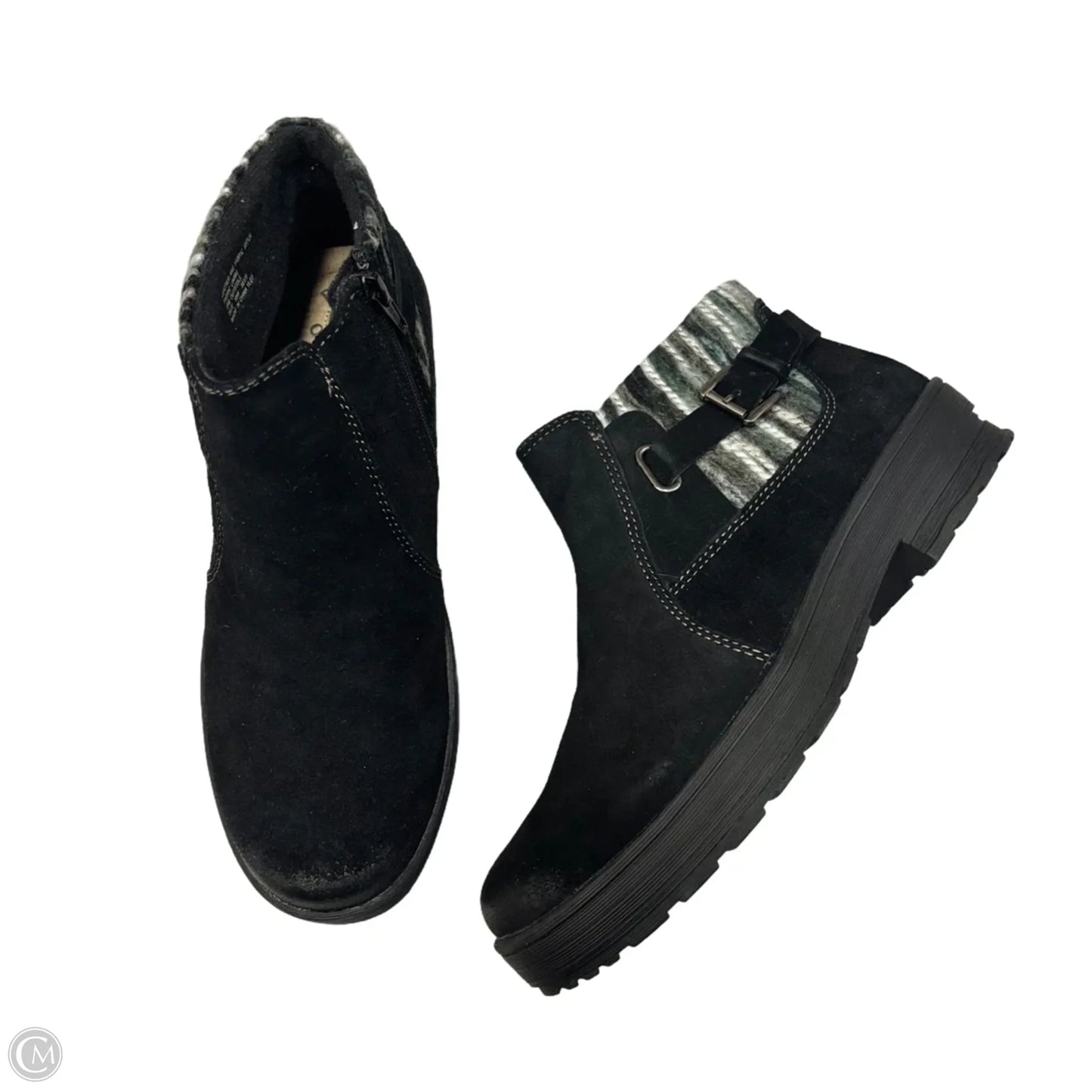 Boots Ankle Flats By Earth Origins In Black, Size: 10