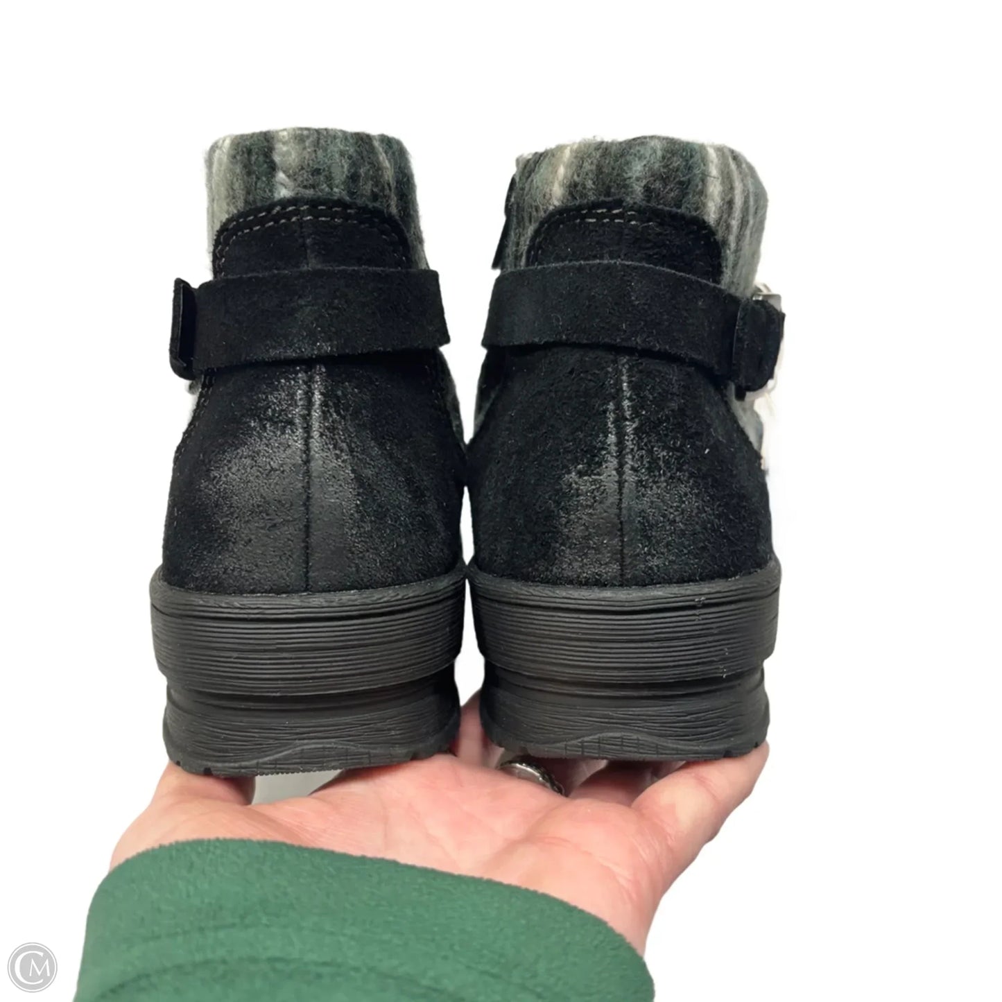 Boots Ankle Flats By Earth Origins In Black, Size: 10