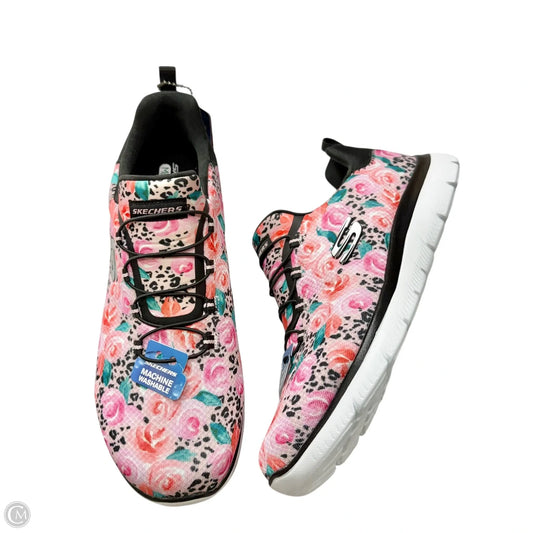 Shoes Athletic By Skechers In Multi-colored, Size: 10
