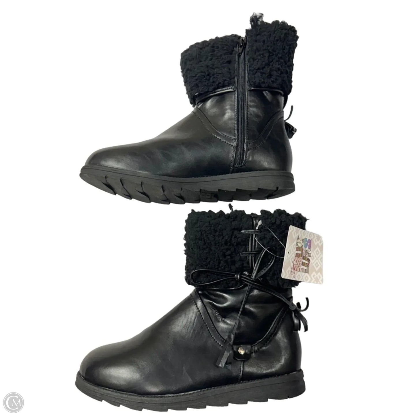 Boots Ankle Flats By Muk Luks In Black, Size: 10