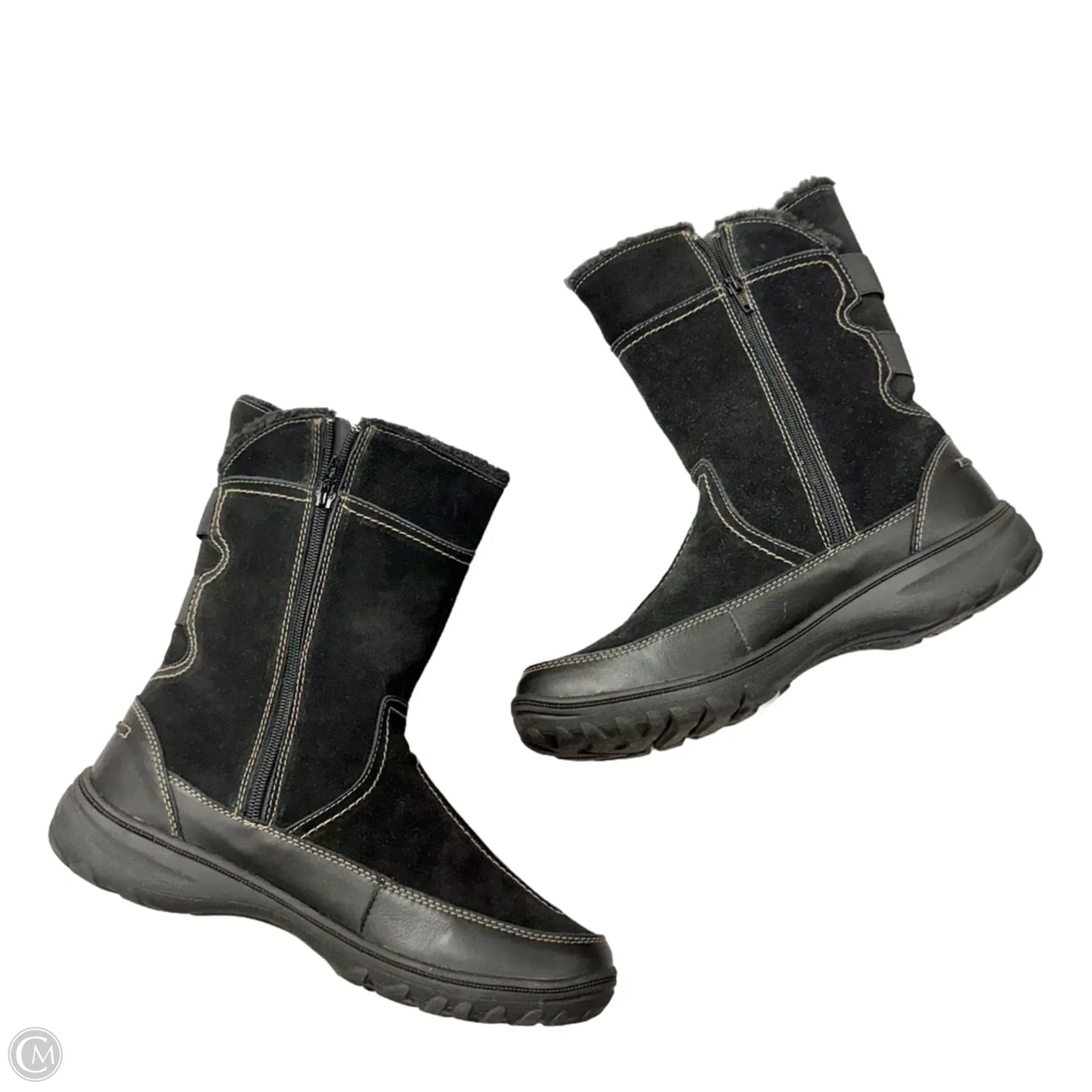 Boots Snow By Clarks In Black, Size: 10