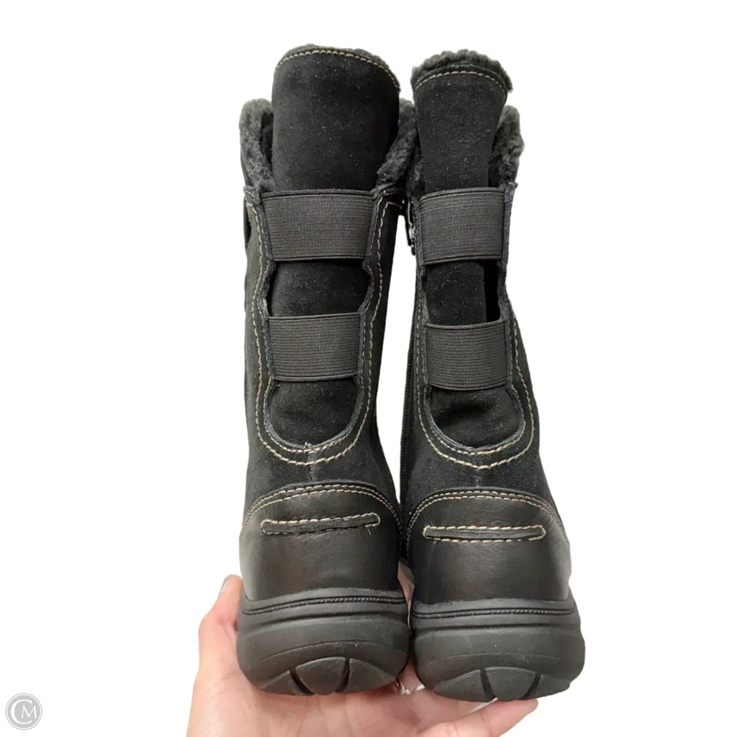 Boots Snow By Clarks In Black, Size: 10