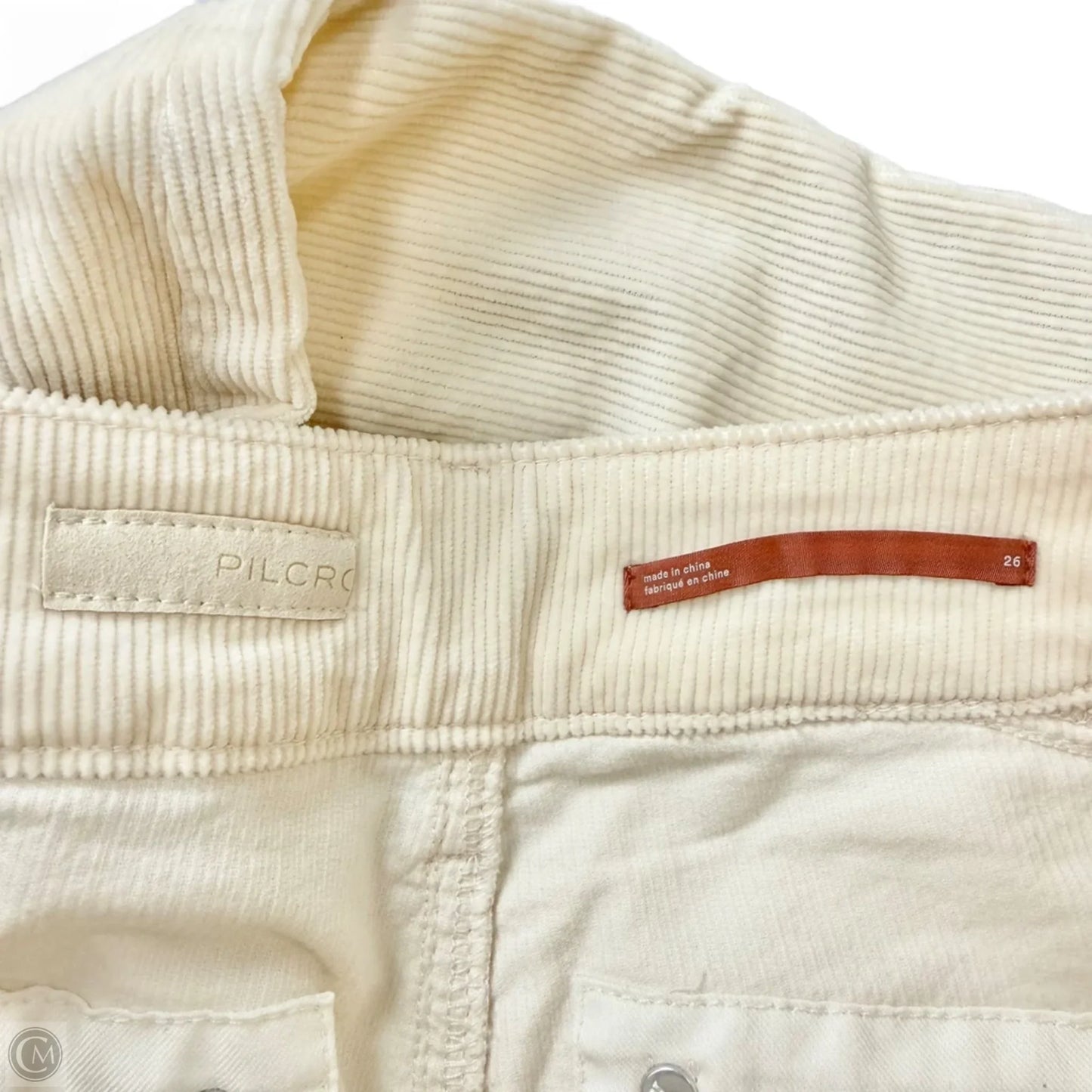 Pants Corduroy By Pilcro In Cream, Size: 2