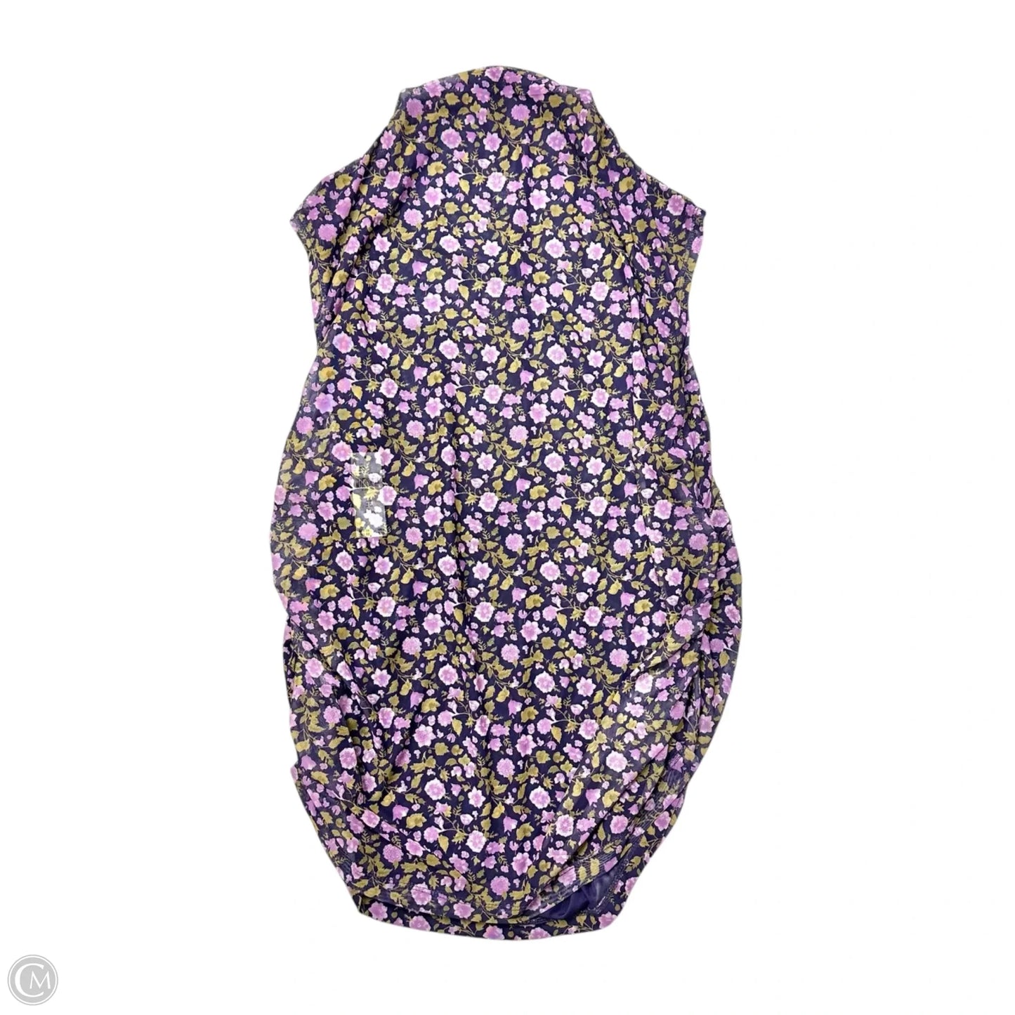 Top Sleeveless By Anthropologie In Floral Print, Size: 2x