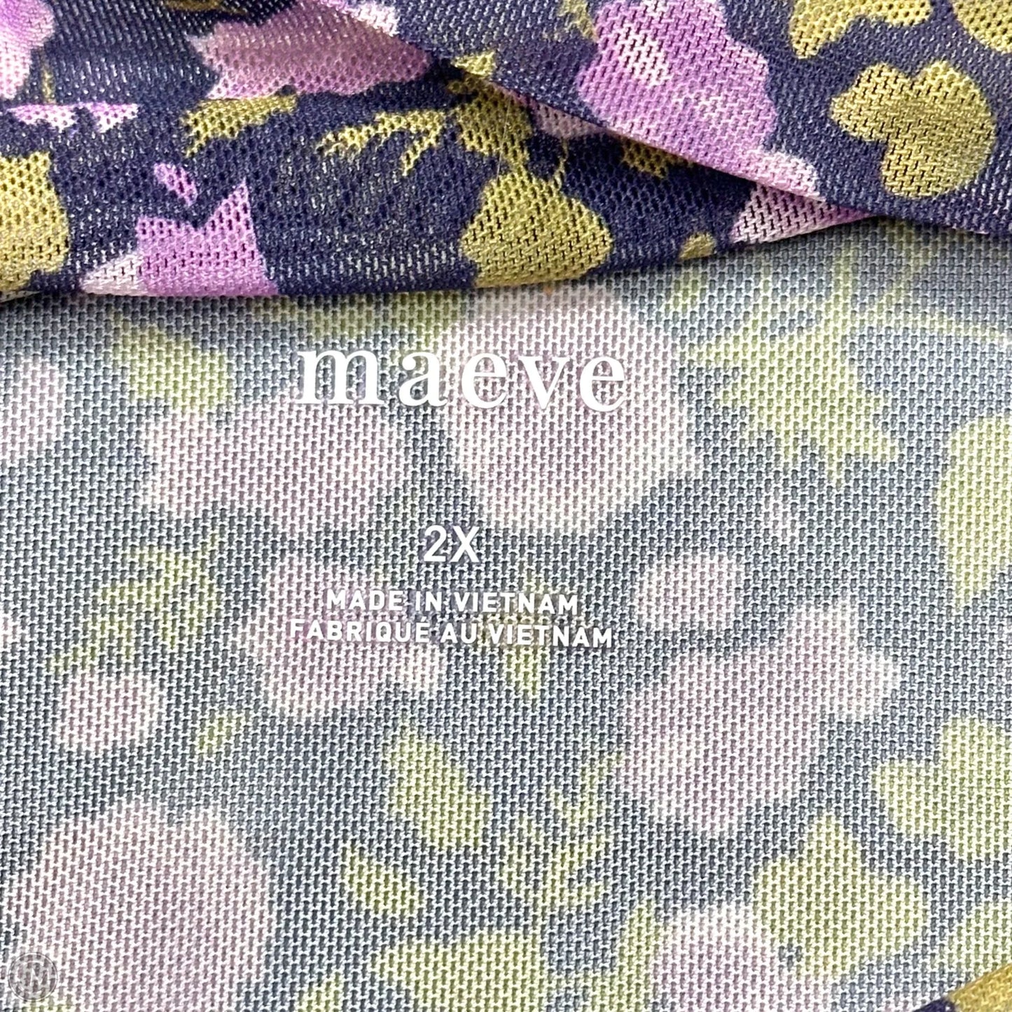 Top Sleeveless By Anthropologie In Floral Print, Size: 2x