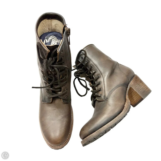 Boots Leather By Freebird In Brown, Size: 10