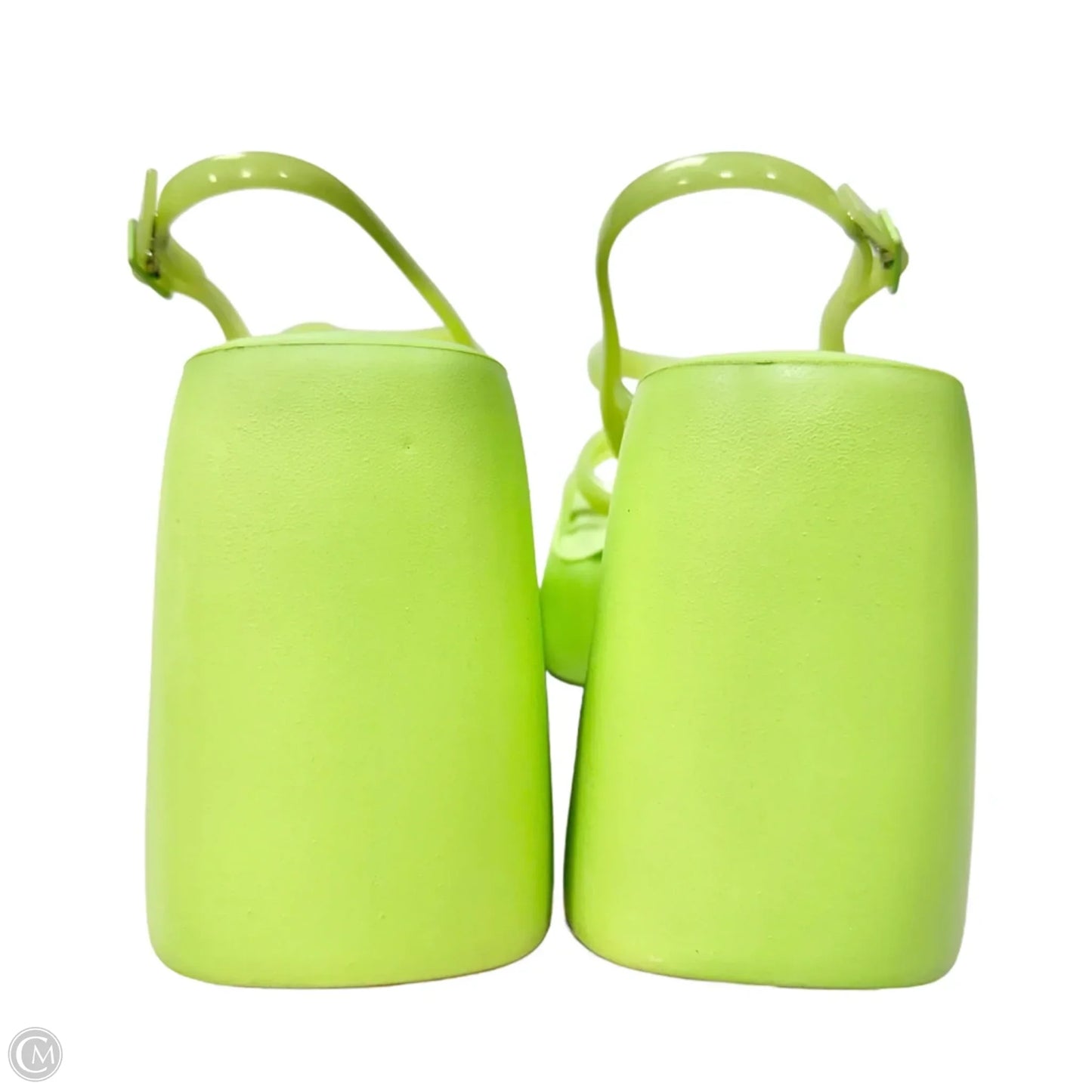 Sandals Heels Platform By Melissa In Green, Size: 10