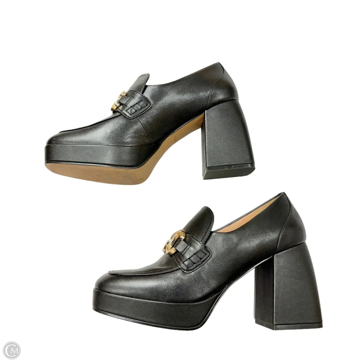 Shoes Heels Block By Lisa + Vicky In Black, Size: 10