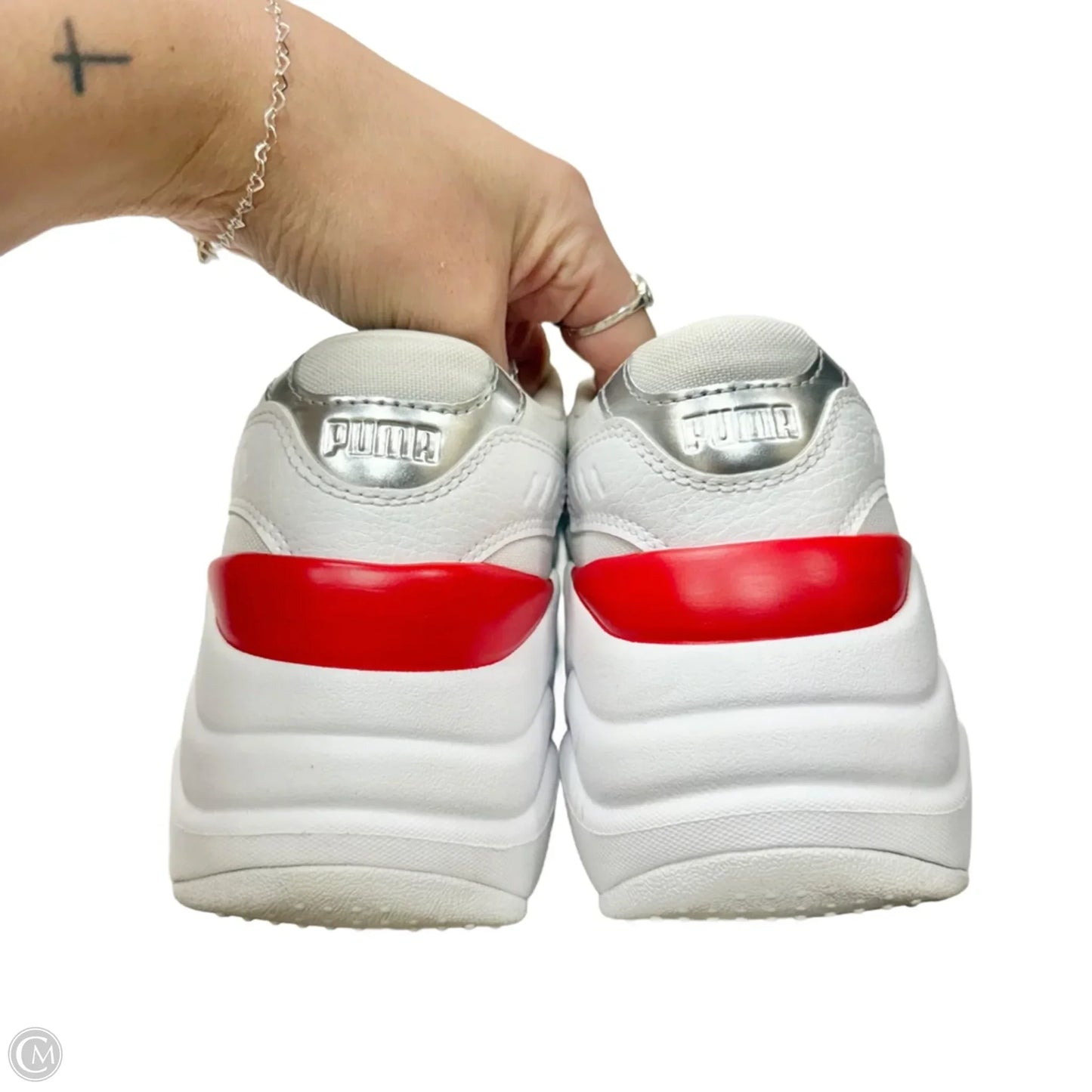 Shoes Sneakers Platform By Puma In White, Size: 9.5