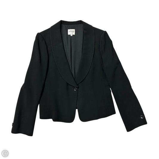 Blazer By Armani Collezoni In Black, Size: M