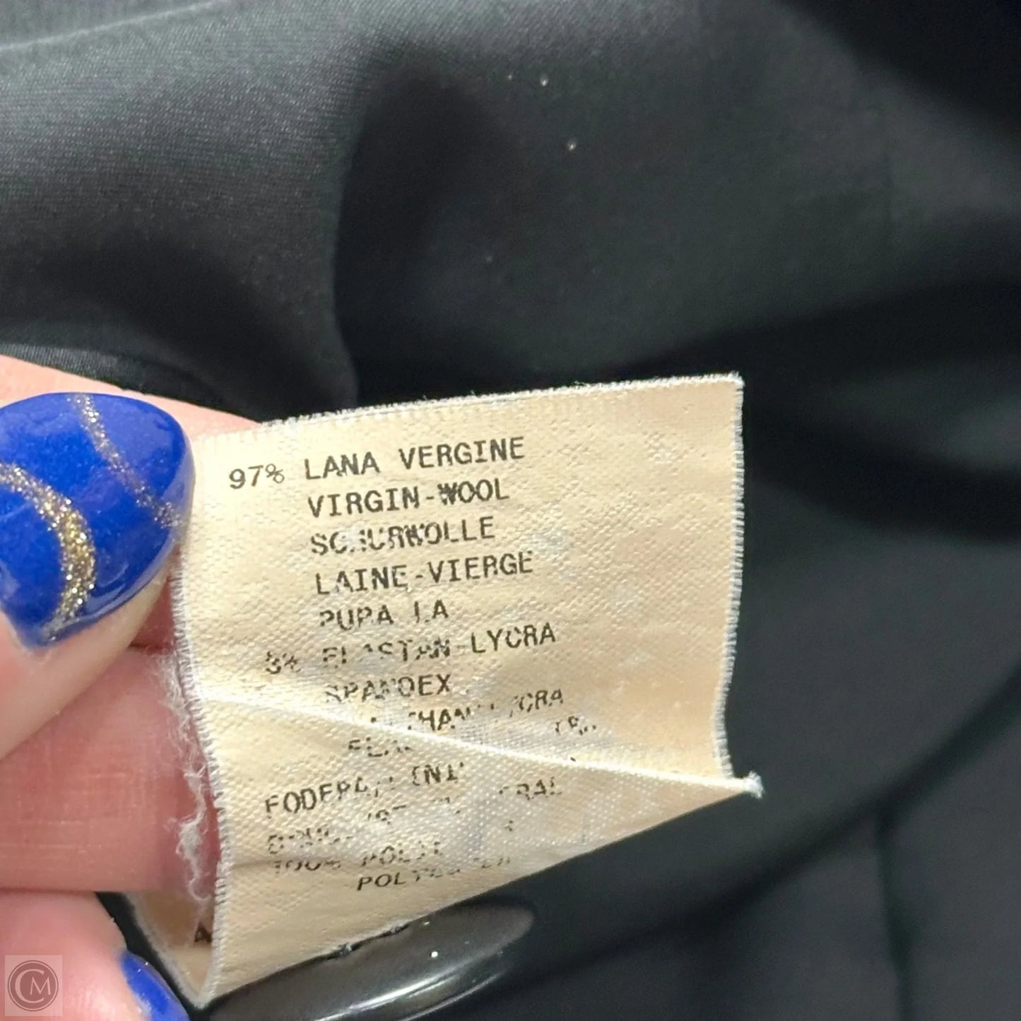 Blazer By Armani Collezoni In Black, Size: M