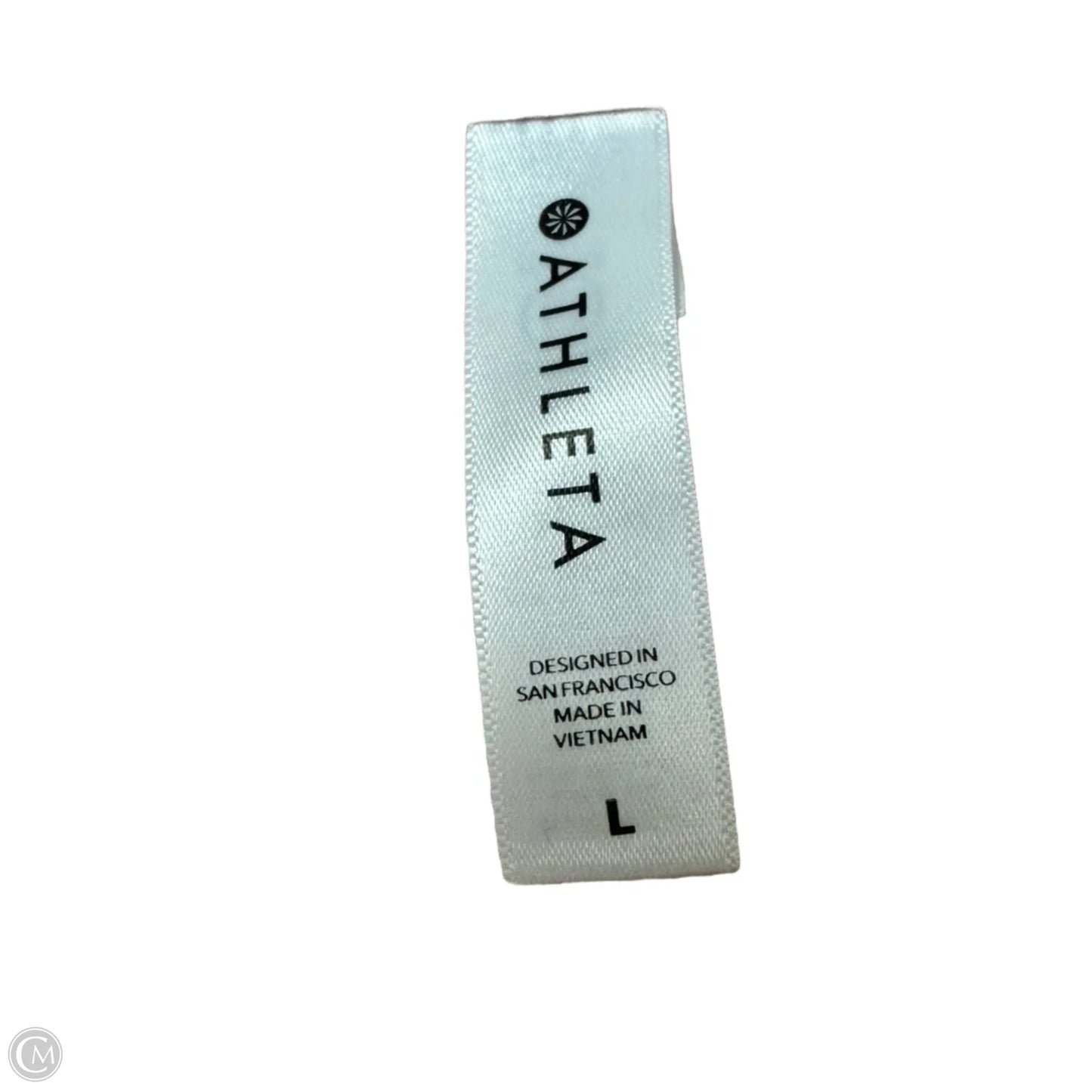 Athletic Top Short Sleeve By Athleta In Pink, Size: L