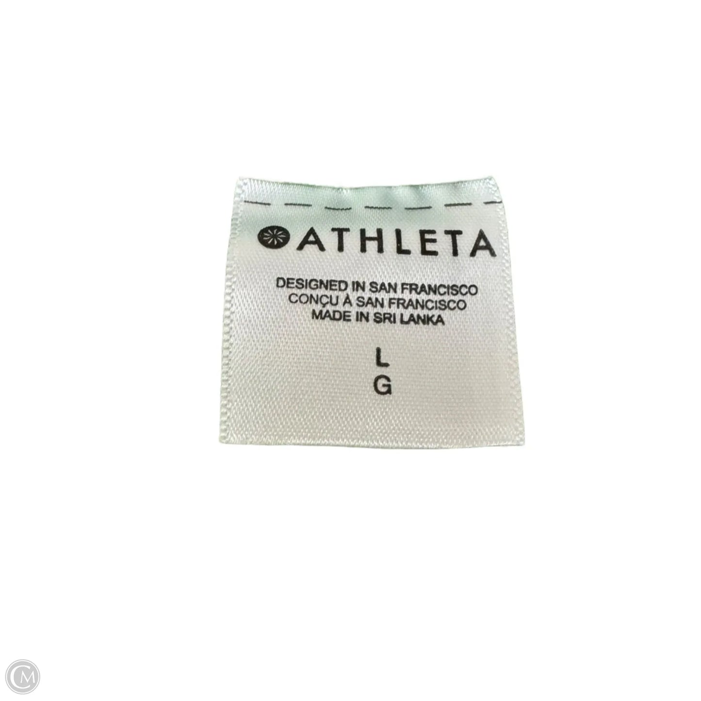 Athletic Tank Top By Athleta In Green, Size: L