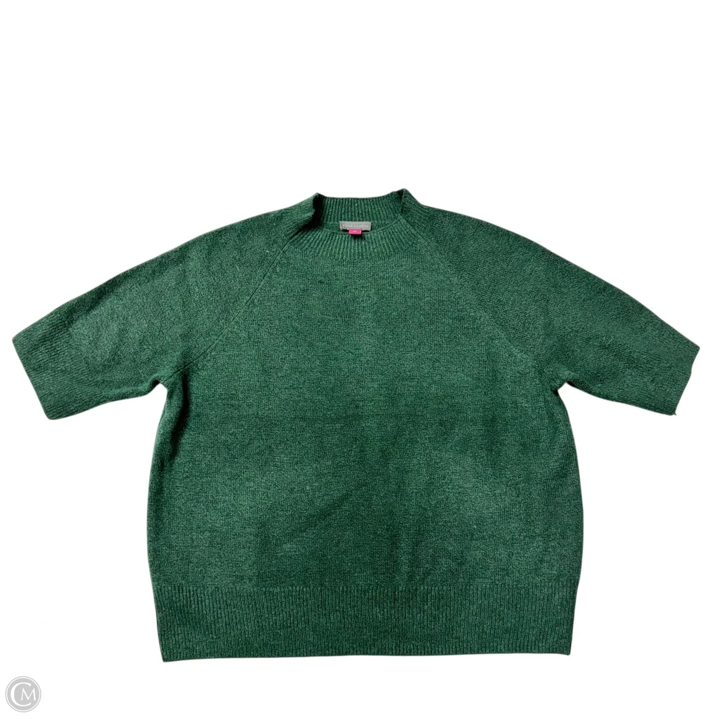 Sweater Short Sleeve By Vince Camuto In Green, Size: M