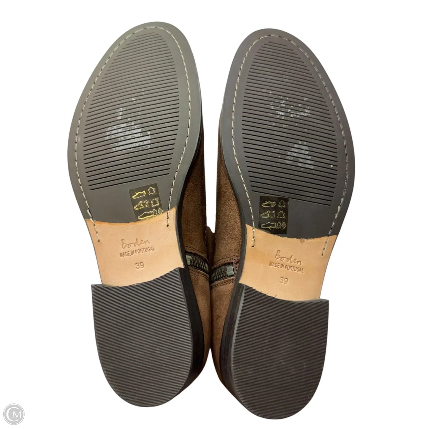 Boots Leather By Boden In Brown, Size: 8.5