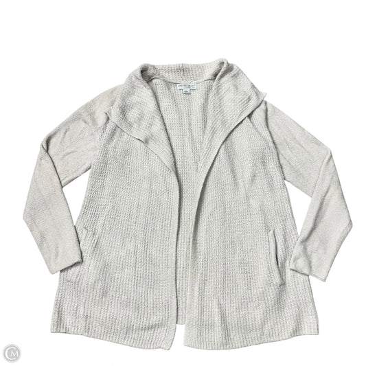 Sweater Cardigan By Barefoot Dreams In Grey, Size: L