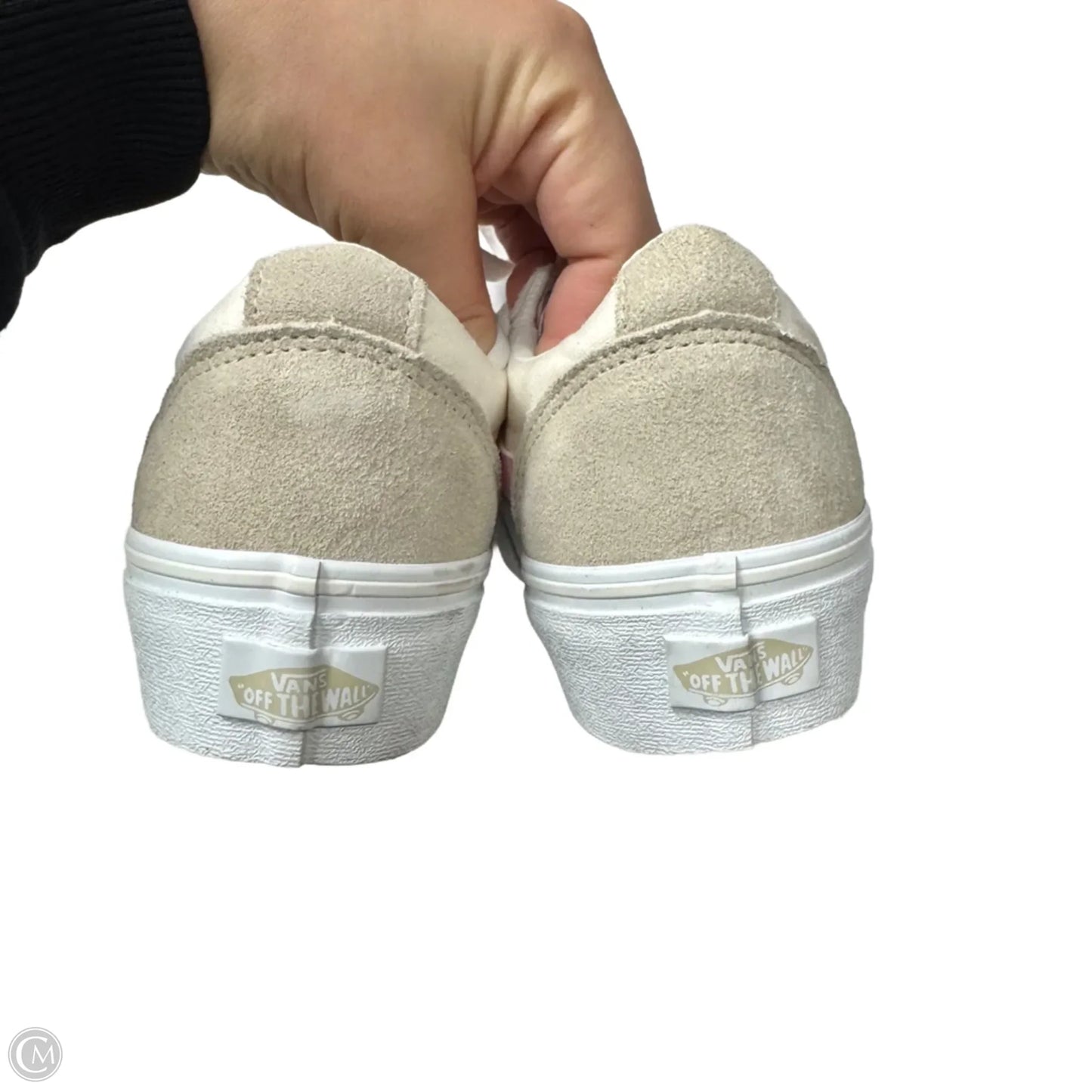 Shoes Sneakers Platform By Vans In Brown & Pink, Size: 7