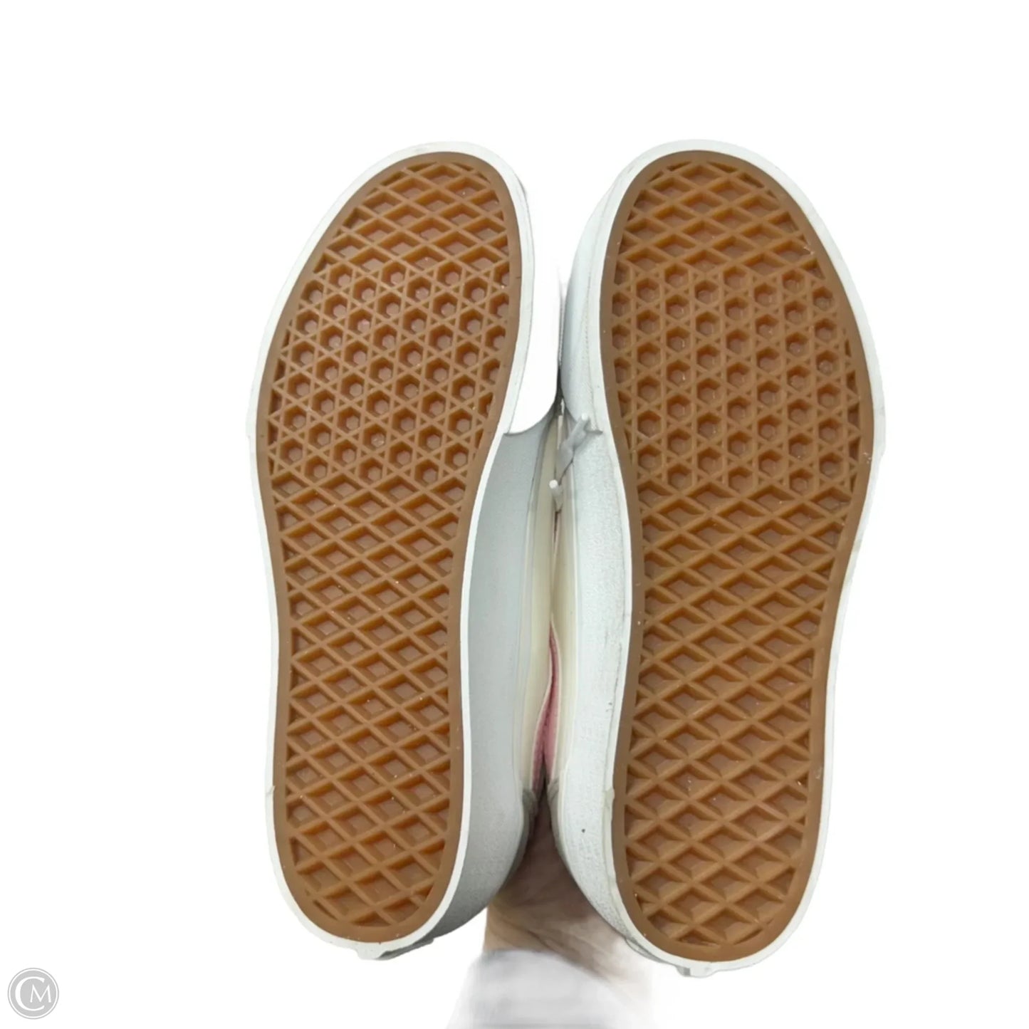 Shoes Sneakers Platform By Vans In Brown & Pink, Size: 7