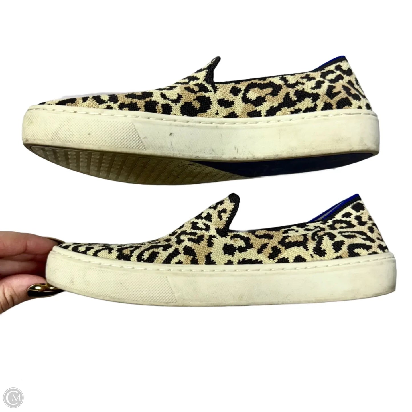 Shoes Sneakers By Rothys In Leopard Print, Size: 6