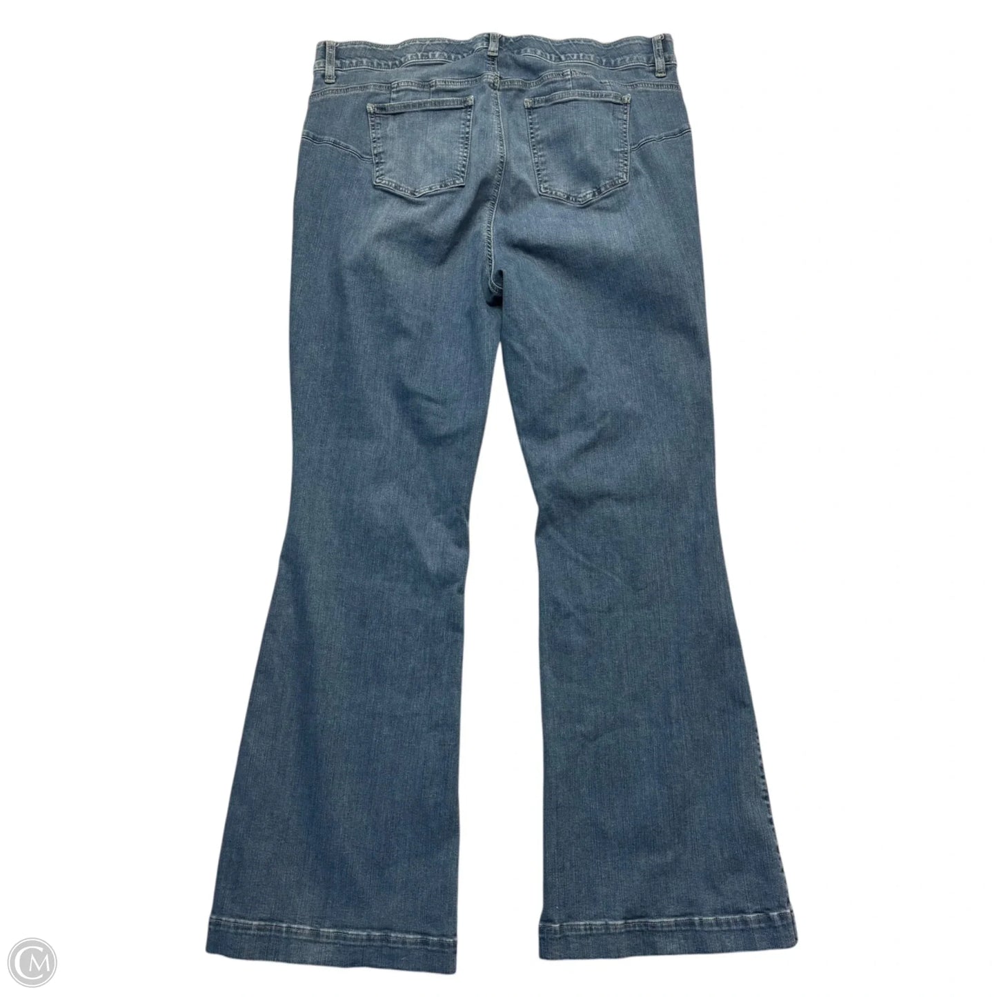 Jeans Flared By Torrid In Blue Denim, Size: 20