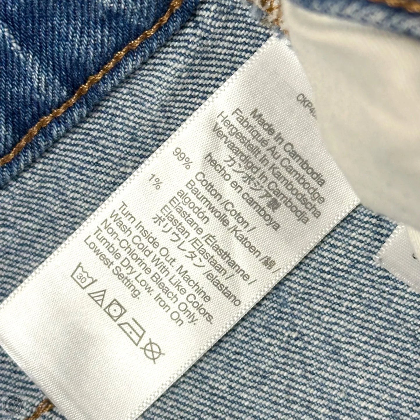 Jeans Flared By Madewell In Blue Denim, Size: 14